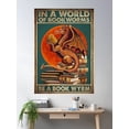 thumbnail image 2 of Bloom Theory In A World Ok Bookworms Be A Book Wyrm Blood Moon Poster Poster Wall Art, Modern Wall Decor, 8x12 UNFRAMED, 2 of 3