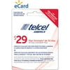 Telcel UNL TTD 100MB@4G 1000 min ILD plus 100 min Mex Cell $29 (Email Delivery)