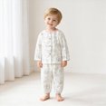 thumbnail image 6 of TOWED22 Kids Toddler Girl Boys Pajamas Pj Set Long Sleeve Sleepwear Loungewear Soft & Comfort 6-24 Months 2t 3t 4t 5t 6t 7t 8t 9t Children(Pink,18-24 M), 6 of 6