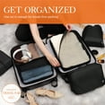 thumbnail image 6 of HOTOR 6 Pieces Packing Cubes for Travel Essentials, Space-Saving Suitcase Organizer, 6 of 11