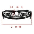 thumbnail image 6 of HUZOK Front Upper Bumper Grille Black w/Chrome Trim Grill for Buick for Envision 2021-2023, 6 of 10