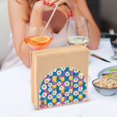 thumbnail image 3 of Yayeee Napkin Holder for Table Kitchen Paper Tissue Organization, Blue Checkered Daisy, 3 of 8
