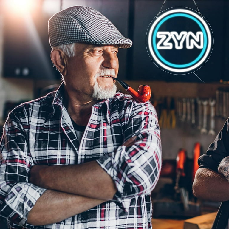 JFLLamp ZYN Neon Sign 11.8x11.8 inches, Round Neon Light Wall