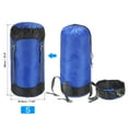 thumbnail image 2 of Unique Bargains Compression Stuff Sack, 8L L Size Waterproof Sleeping Bag, Blue, 2 of 7