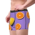 thumbnail image 4 of Bingfone Yellow Lemon And Orange Men'S Underwear - Casual Stretch Boxer Briefs-Small, 4 of 9