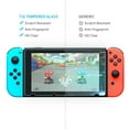 thumbnail image 6 of Nintendo Switch Screen Protector, TJS [Tempered Glass] [2-Piece] [Works While Docking] - 0.3mm Thickness/Bubble Free/Ultra Clear/9H Hardness/Anti-Scratch/Shatterproof/Anti-Fingerprint, 6 of 8