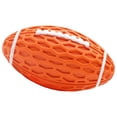 thumbnail image 2 of Pelotas de juguete para perros Juguete para perros Regalos de rugby Ejercicio para mascotas Pelota interactiva de goma resistente para Naranja Grande, 2 of 9