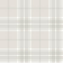 Advantage Sala White Plaid Wallpaper, 20.9-in by 33-ft, 57.48 sq. ft.