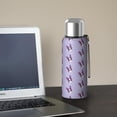 thumbnail image 5 of 20 Oz Purple Boston Terrier Puppy Coffee Tumbler Double Wall Insulated Stainless Steel Water Bottle | Metal Reusable Thermoses Flask with Cup Cap | Leak & Sweat Proof with Anti-Dust Lid, 5 of 7