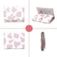 thumbnail image 3 of Cartera con estampado de vaca, triple pliegue, tarjetero y bolsillo para efectivo, para mujer (rosa), 3 of 5