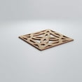 thumbnail image 3 of Ekena Millwork 11 3/8"W x 11 3/8"H x 3/8"T Small Baytown Decorative Fretwork Wood Wall Panels, Red Oak, 3 of 6