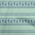 thumbnail image 1 of oneOone Cotton Cambric Mint Green Fabric Asian Paisley Block Dress Material Fabric Print Fabric By The Yard 56 Inch Wide, 1 of 4
