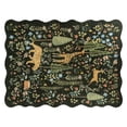 thumbnail image 2 of Sleep Zone 4x6 Area Rug for Bedroom, Washable Area Rug Non Slip Carpet for Livingroom, Abstract Vintage Low Pile Water Resistant Rugs Indoor, Forest Creatures, 2 of 10