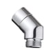 thumbnail image 1 of Adaptador de codo de ducha G1/2 para accesorios de baño, color plateado, fácil de instalar, placa cromada 135 grados, 1 of 9
