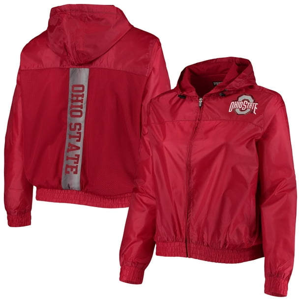 Women's Scarlet/Gray Ohio State Buckeyes Plus Size Full-Zip Jacket -  Walmart.com