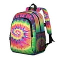 thumbnail image 2 of Tie Dye Popular Art Backpack for School,Schoolbag with Adjustable Shoulder Straps & Padded Back,15 Inch, 2 of 6