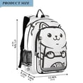 thumbnail image 2 of FORMRS Unisex School Backpack 17" Student Travel Bag with Laptop Compartment, Cute Chubby Cat, 2 of 7