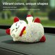 thumbnail image 4 of Gato De La Suerte, Gato Que Agita Solar Lindo Gato De La Suerte Feng Shui Artesanía Estatua De Gato De La Fortuna Solar Brazo Ondulante Traer Figura De Gato De, 4 of 8