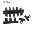 thumbnail image 2 of 15 Pack Bulldog Clips 48mm Width Small Bulldog Clips Metal Hinge Clips for Crafts, Food Bags, Drawings, Paper, 2 of 5