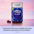 thumbnail image 5 of OLLY Extra Strength Sleep Gummy Supplement, 5mg Melatonin, Sleep Support, Blackberry Flavor, 90 Count, 5 of 14