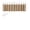 Natural, variant on VHC Brands Stitched Burlap Curtain Valance, Natural, 16x60
