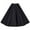 Black, variant on Bovxnpu Plus Size Skirts For Women, Womens Long Maxi Skirts High Waist A Line Casual Skirts, Woman Style High Waist Zipper Solid Color-line Skirt XXL