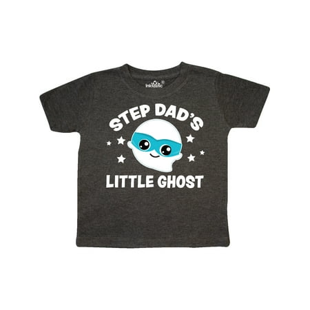 

Inktastic Cute Step Dad s Little Ghost with Stars Gift Toddler Boy or Toddler Girl T-Shirt