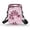 Floral Leopard Pink, variant on HELLHERO Rabbit Sling Bag Double Deck Unisex for Outdoor Holiday Travel 4.33"x1.97"x7.09"