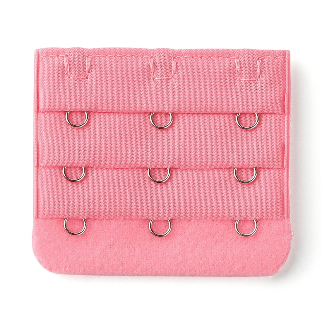 Elastic 3 Rows 3 Hooks Clip on Strap Bra Extender Watermelon Red