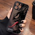 thumbnail image 3 of Funda para iPhone Apple 14 13 11 12 MINI Pro XS Max XR X 7 8 SE 2022 2020 6 Plus Funda Capa Shell Marvel Spiderman Venom LOGO, 3 of 5