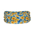 thumbnail image 2 of Lsque Blue Ocean Wave Sunflower Pattern Sweatbands Sports Headband for Men & Women - Moisture Wicking Athletic Cotton Terry Cloth Sweatband for Tennis, Basketball, Running, 2 of 9