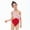 Red, variant on Odeerbi Toddler Girls One Shoulder Cutout Swimsuit High Waist One-piece Swimwear 2025 Fashion High Waist Backless Swimsuit Set One-piece Bikini Set Red 4-5 Years