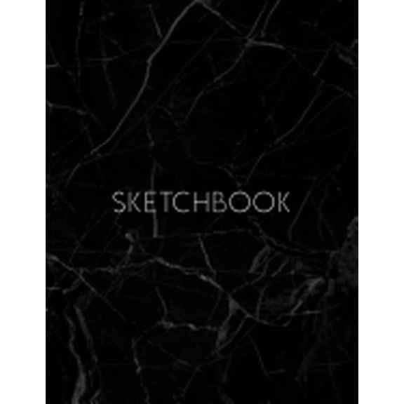 Sketchbook: Marble cover, sketchbook for Drawing, Coloring, Sketching and Doodling, 8.5 x 11 110 pages (Paperback)