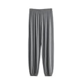 thumbnail image 4 of cfhntfmh Mens Jogger Pajama Pants Casual Comfy Lightweight Lounge Pants Drawstring Loose Soft Pants Sleepwear (Dark Gray,4X-Large), 4 of 6