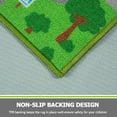 thumbnail image 6 of Kid Rug Carpet Green Car Road City Life Traffic Road Kids  Carpet Playmat Non Slip Washable City Map Track Carpet  Area Rug for Kids Room Bedroom and Classroom,2'7" x 5', 6 of 7