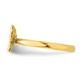 thumbnail image 3 of Diamond Sterling Silver Gold-Plated Butterfly Ring, 3 of 7