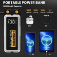 thumbnail image 4 of HOMPOW 6000A Car Jump Starter, Portable Car Jumper Starter Battery Pack for All Gas and Up to 12L Diesel Engine, 12V Jump Box with LCD Display, USB Ports and 3 Modes Flashlight, 4 of 8