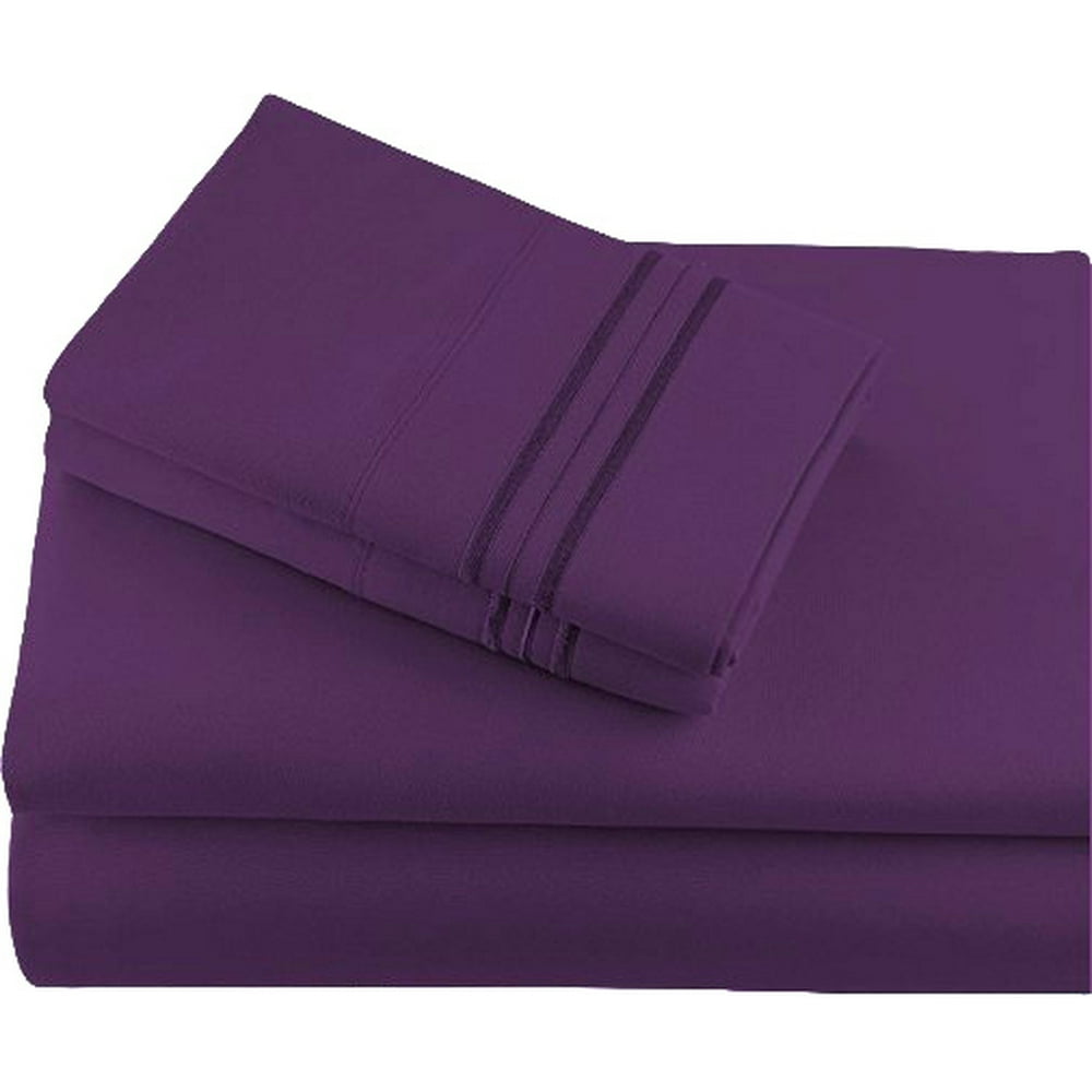 King Size Luxury 1800 Series Bamboo Bed Sheet Set Deep Pockets