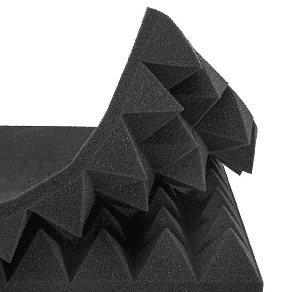 18 Pcs Acoustic Panels Foam Board Studio Sound-Absorbing Firewall Wedge Tiles Helps Reduce and Unnecessary Noise