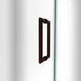 thumbnail image 4 of DreamLine Unidoor-LS 37-38 in. W x 72 in. H Frameless Hinged Shower Door in Oil Rubbed Bronze, 4 of 8