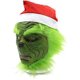 thumbnail image 3 of Máscara de Navidad verde Máscara de cosplay Traje de Navidad de felpa para adultos C JM, 3 of 5