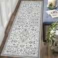 thumbnail image 6 of Tzou Distressed Vintage Area Rug for Bathroom Bedroom Living Room Home Office, Machine Washable, Anti-Slip, Stain Resistant, 6 of 8