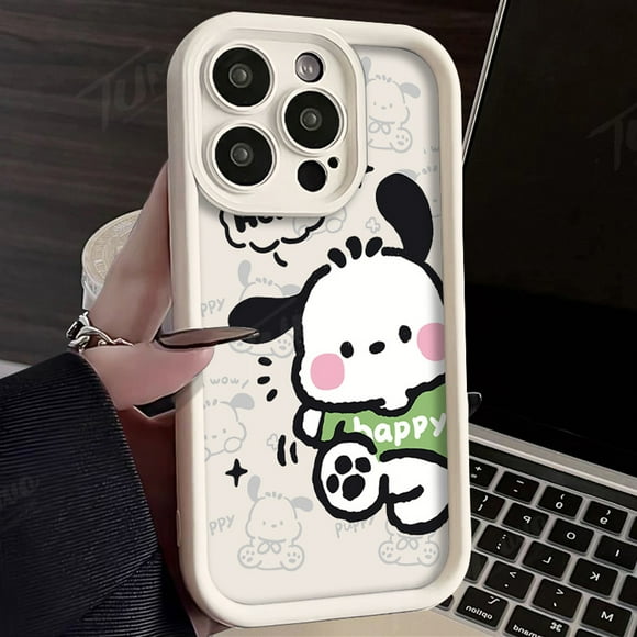 Lovely Sanrio Pochacco Matte Phone Case for Samsung Galaxy A55 A35 A25 A15 A05 A05S A24 A13 A23 A12 A22 A32 A52 A52S A71 A72 A51 FJH FJH FJH