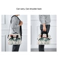thumbnail image 6 of Lunch Bag Portable Crossbody Meal Bag Cooler Bag Insulated Lunch Bag Food Bag Handheld & Crossbody Design Three Green Coconut Trees, 6 of 6