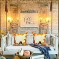 thumbnail image 6 of Fall Maple Leaves Gnomes Pillow Cover 16x16 Set of 2,Orange Decorative Pillow Cases Couch Cushion for Bedroom Home Decor, 6 of 6