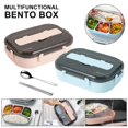 thumbnail image 1 of POINTERTECK 1300ML Lunch Box 4 Compartments Bento Box Stainless Steel Insulation Lunch Box with Spoon and Chopsticks Thermal Bento Lunch Box BPA Free Stainless Steel Liner Tableware Set, 1 of 9
