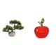 thumbnail image 1 of Árbol bonsái artificial,Bonsái artificial para decoración de escritorio o interior,Bonsái artificial,planta falsa en maceta.,Estatua,Estatua de fruta artificial Escultura Artesanías, 1 of 8