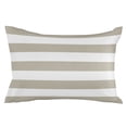thumbnail image 2 of Beige Stripes King Size Pillow Cover, Pillowcase Protectors with Zipper, Breathable Decorative Throw Pillow Case Cover, Simple Beige White Texture Pillow Shams for Couch Sofa 20x36Inch, 2 of 8