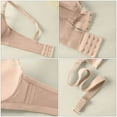 thumbnail image 6 of Frnrwgo Womens Bras Basic Underwire Wire Bra Comfort Simple Solid Color Daily Bras, 6 of 6