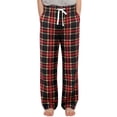 thumbnail image 1 of Pantalones de Pijama para Niños PATPAT a Cuadros Rojos y Negros Talla 5-6 Años, 1 of 6